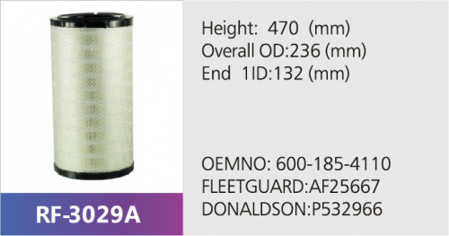Фильтр воздушный RF-3029AB (1/4/6)